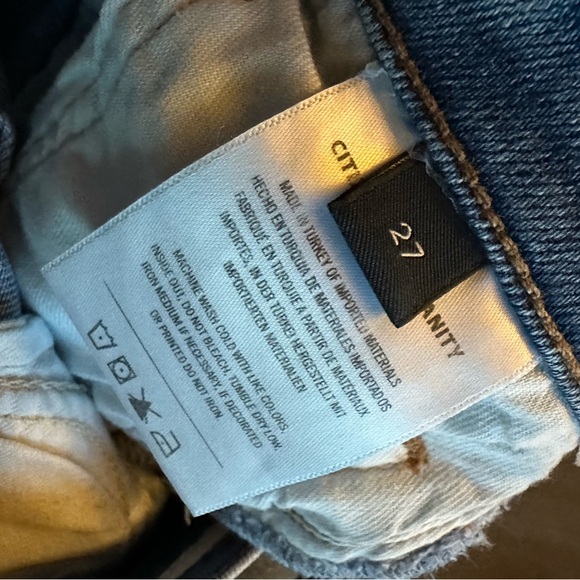 Citizens of Humanity Isola high rise straight slim crop jeans size 27 2083-1591 - Picture 3 of 6